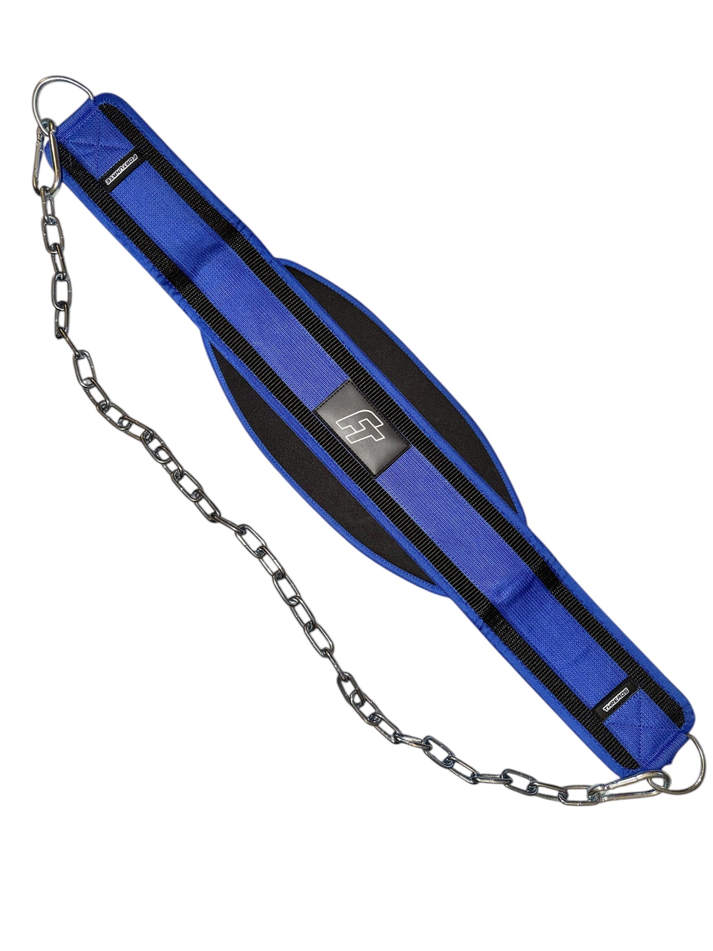 Gym Belt with Chain - Threads Blue