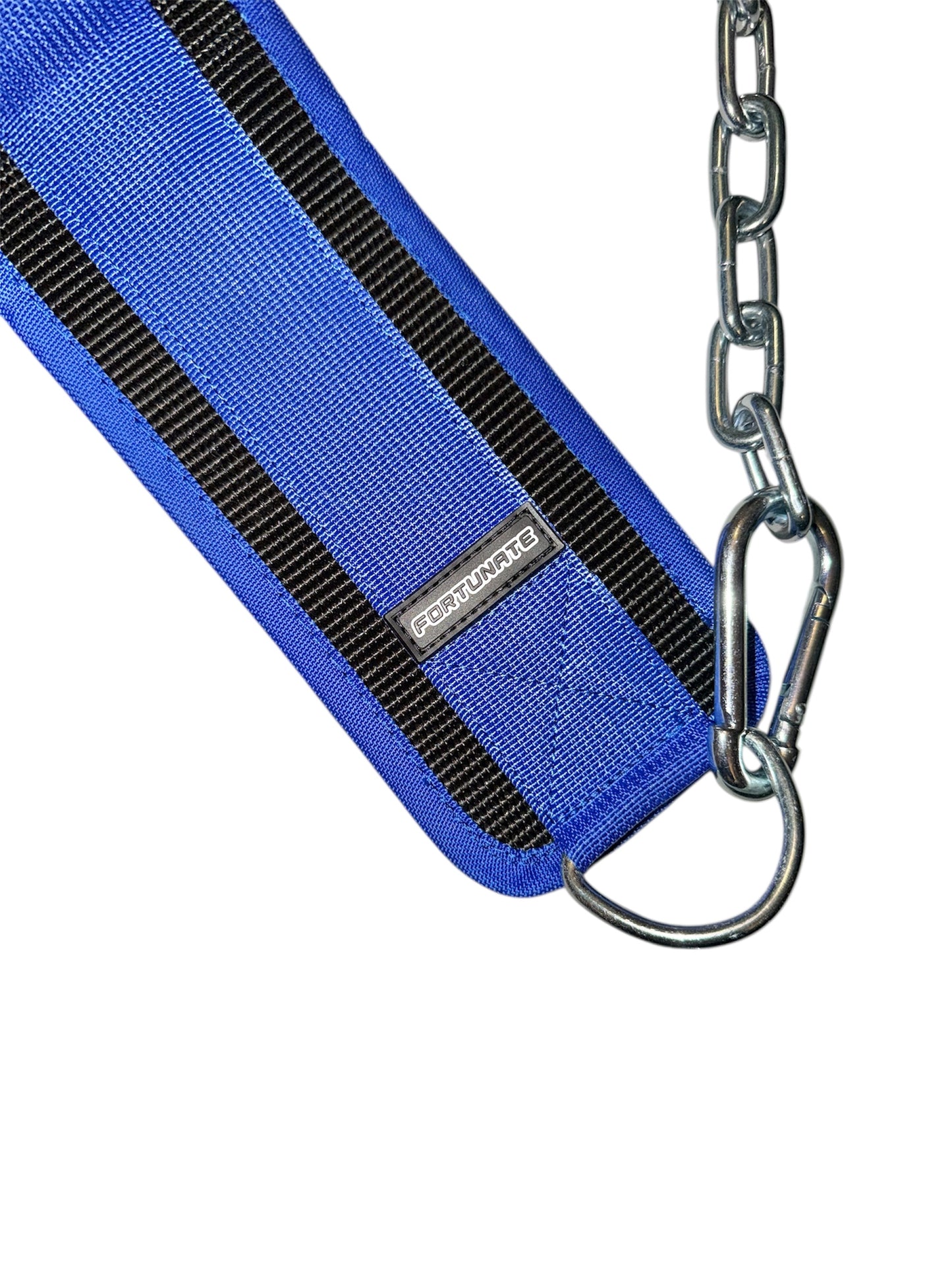 Gym Belt with Chain - Threads Blue