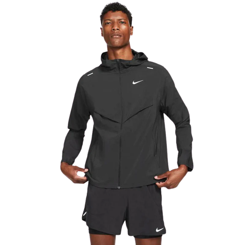 Nike Repel Windrunner Jacket (Black/White)